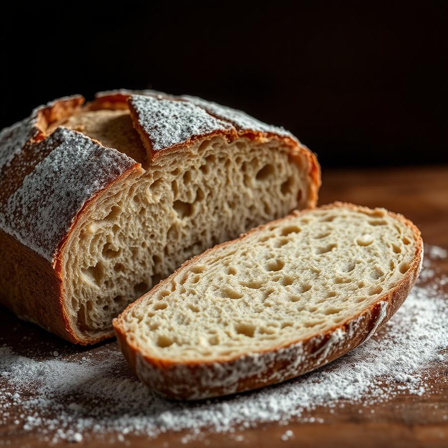 Sourdough de fermentação longa